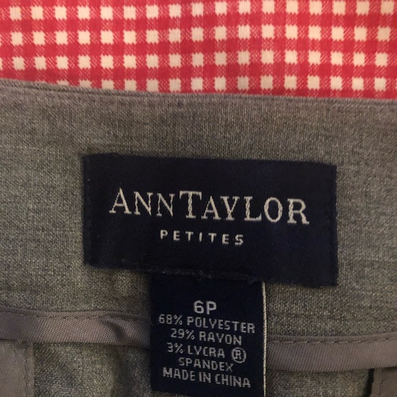 Ann Taylor Petite Gray trouser - Picture 2 of 2